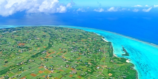 与論島空撮（イメージ） 